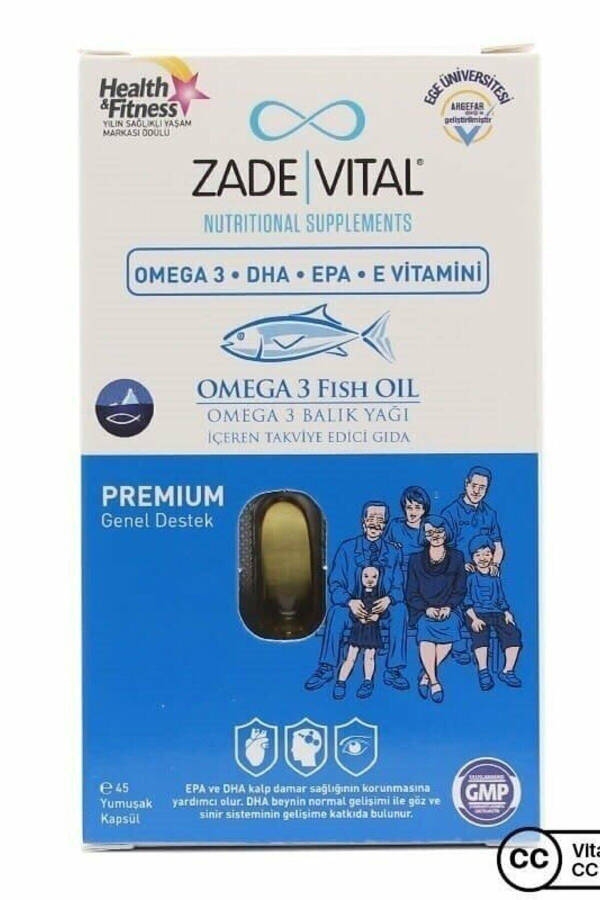 Omega 3 Balık Yağı Premium 45 Kapsül - 11