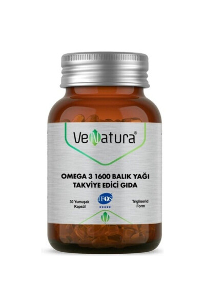 Omega 3 Baliq Yog'i 1600 Mg 30 Yumshoq Kapsula - 4