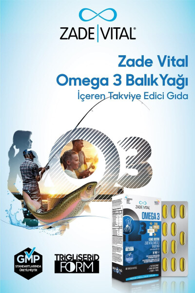 Omega 3 Baliq Yog'i Premium 45 Kapsula - 3