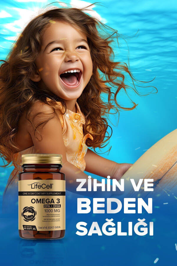 Omega 3 EPA DHA 1000mg - 60 Adet Soft Jel Balık Yağı Desteği - 8