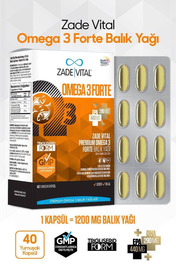 Omega 3 Forte 40 Kapsül - 11