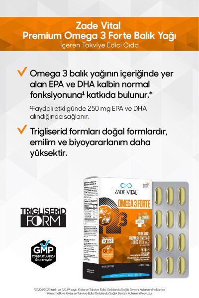 Omega 3 Forte 40 Kapsül - 12