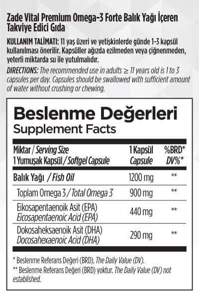 Omega 3 Forte 40 Kapsül - 14