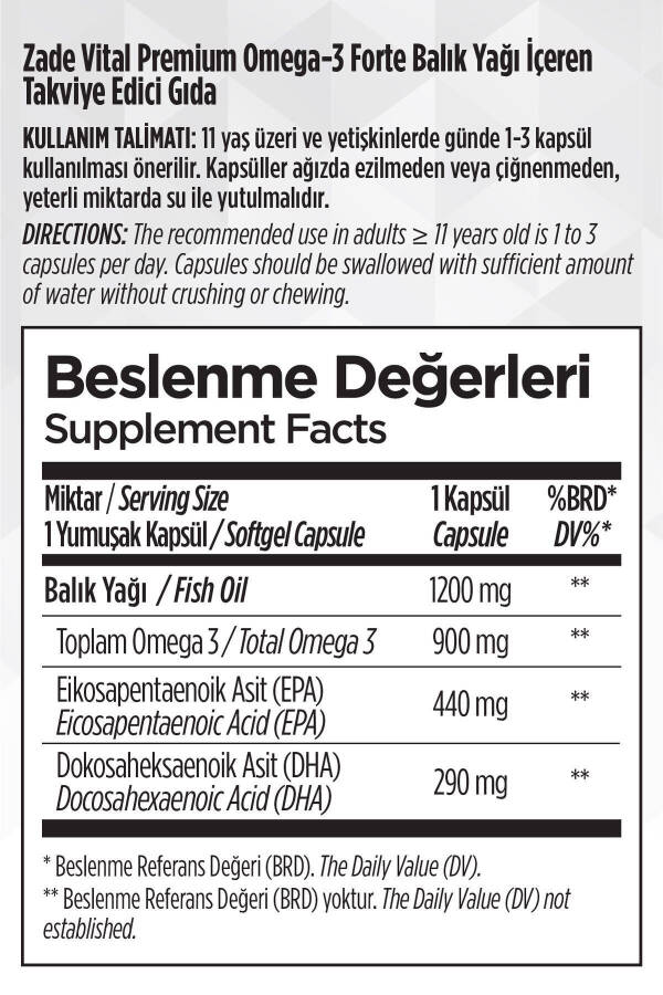 Omega 3 Forte 40 Kapsül - 14