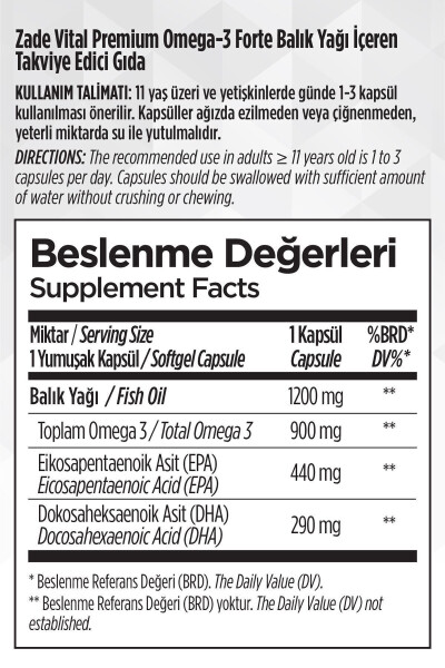 Omega 3 Forte 40 Kapsül - 7