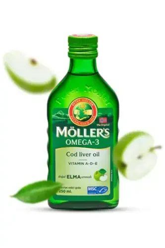 Omega 3 Natural Apple Flavored Fish Oil 250 ml - 1