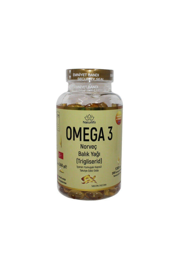 Omega 3 Norwegian Fish Oil 200 Capsules - 1