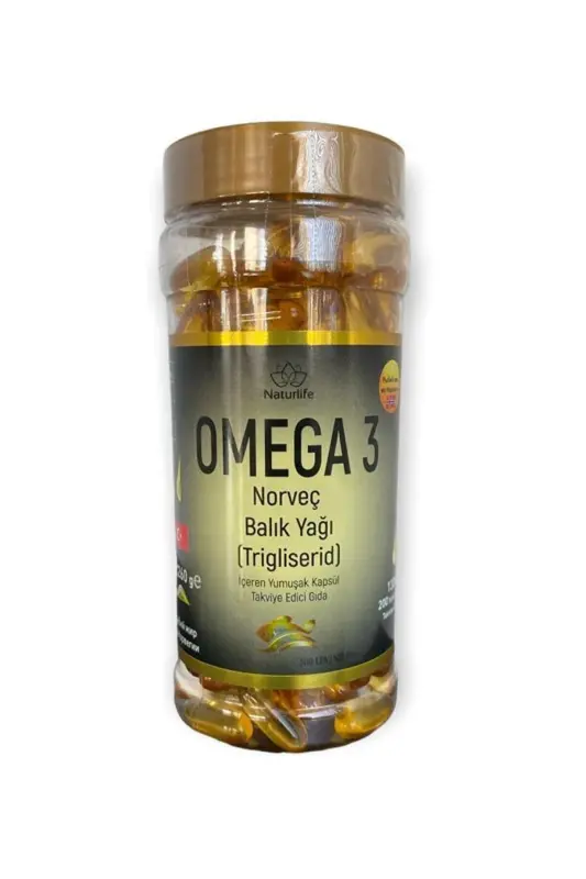Omega 3 Norwegian Fish Oil 200 Capsules - 1