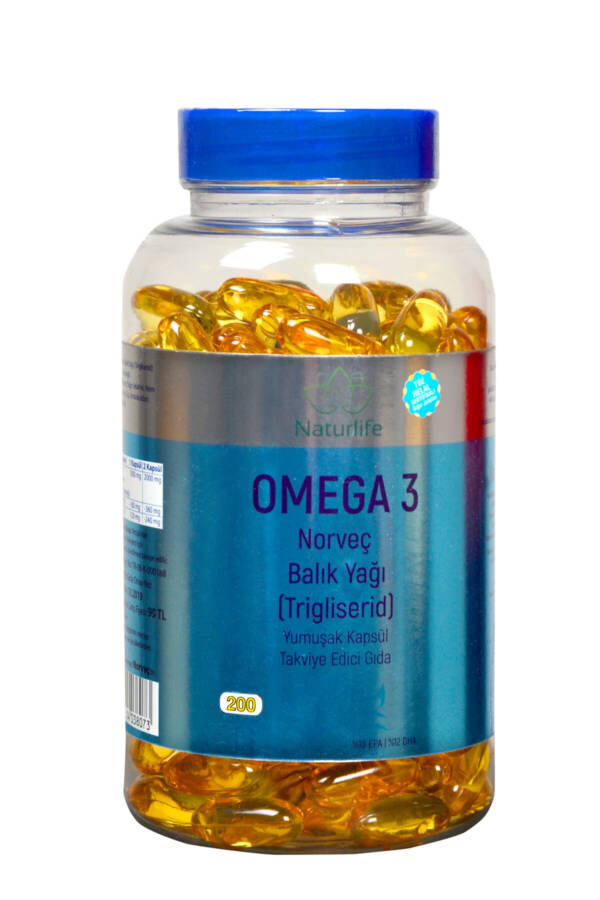 Omega 3 Norwegian Fish Oil 200 Capsules - 2