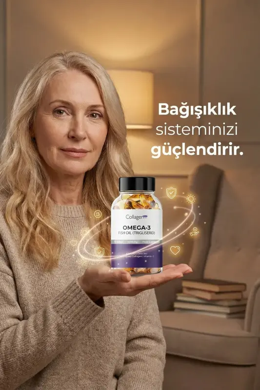 Omega-3 Premium Baliq yog'i 90 Kapsula X 1000mg, Baliq yog'i, Gidrolangan kollagen & S vitamini - 7