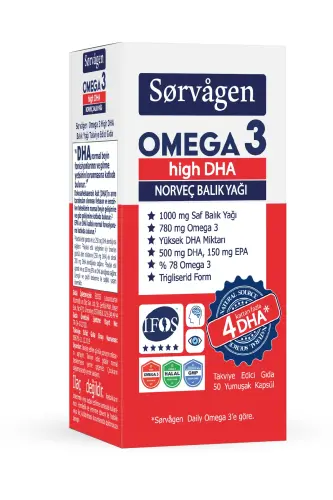 Omega 3 Yüksek Dha 1000 Mg Balık Yağı 50 Kapsül - SORVAGEN (1)