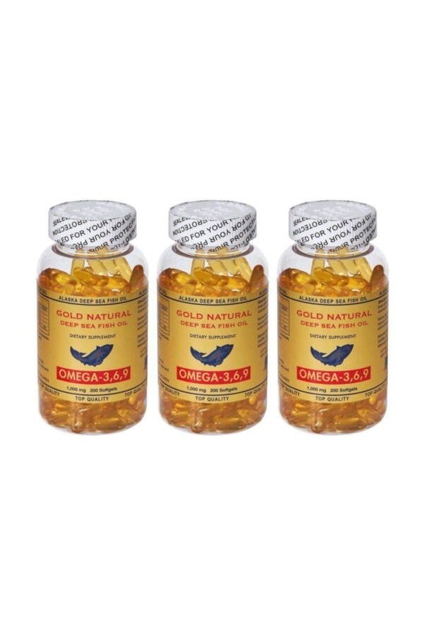 Omega 3.6.9 1000 Mg 3 Kutu Toplam 600 Softgel Balık Yağı Abd - 1