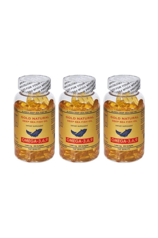 Omega 3.6.9 1000 Mg 3 Kutu Toplam 600 Softgel Balık Yağı Abd - 2