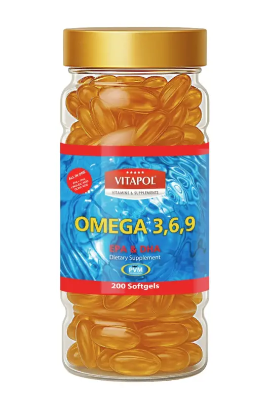 Omega 3 6 9 Balık Yağı 200 Softgel Fish Oil 3,6,9 - 1