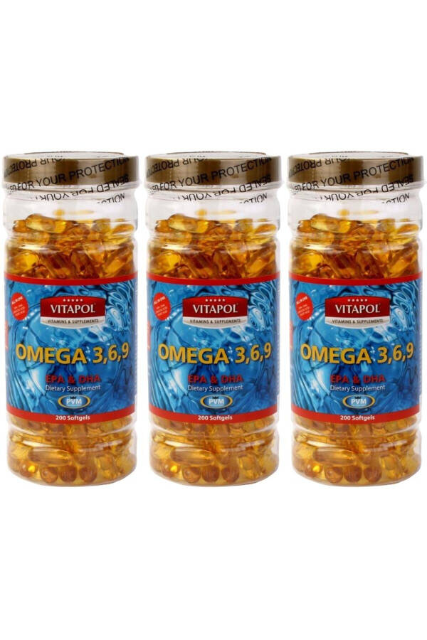 Omega 3.6.9 Balık Yağı 3x200 Softgel - 1