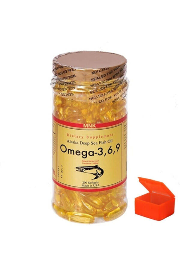 Omega 3.6.9 Baliq Yog'i 200 Softgel Abd - 8