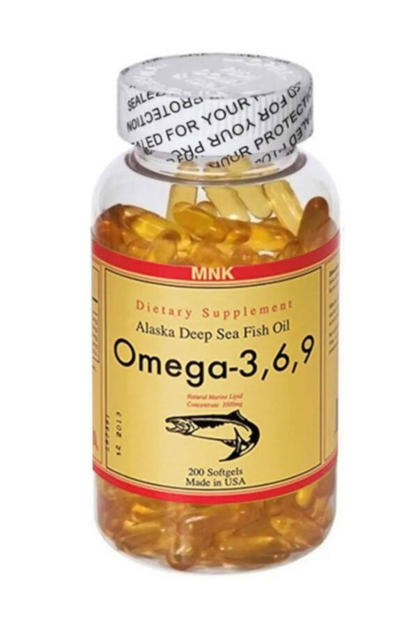 Omega 3.6.9 Baliq Yog'i 200 Softgel Abd - 1