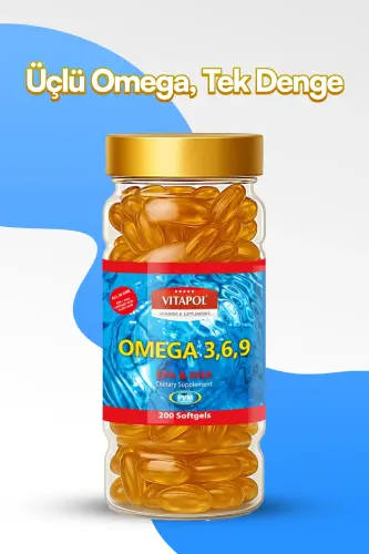 Omega 3.6.9 Fish Oil 200 Softgels - 3