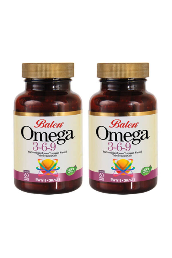 Omega 3,6,9 Yumshoq Kapsula - 60 Kapsula X 2 Quti - 1