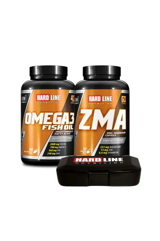 Omega3 + Zma + Pilbox Kombinasyonu - HARDLINE
