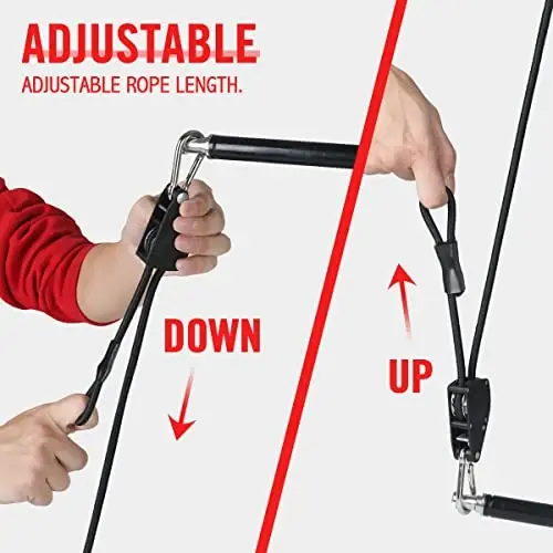 OModazoneY FIT Flex Double End Punching Bag - Bungee Cords w/Special Flex Adjustable System - Durable Bladder Speed Bag - Boxing Training Equipment for Adults - Home Gym Accessories - 4