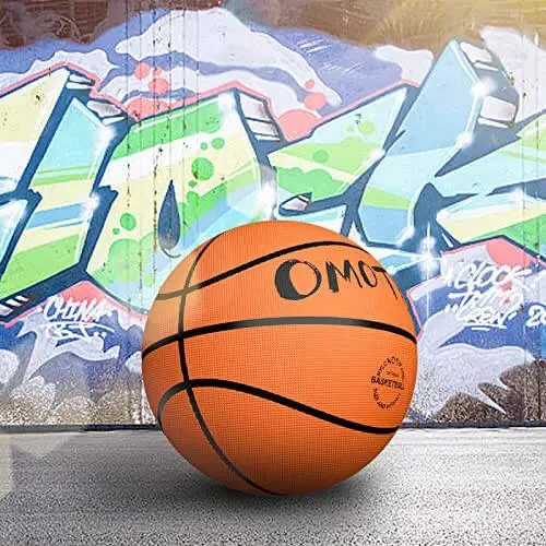 OMOTIYA Qorong'ida Yoritilgan Basketbol, LED Yorug'likli Basketbol, Kecha Yoritilgan To'p, O'g'il Qizlar Sport Sovg'alari Aksessuarlari 8-12 Yosh, O'yinchoq Basketbol Sovg'a G'oyalari 8, 9, 10, 11, 12, 13+ Yosh Bolalar O'spirinlar Uchun - 4