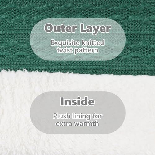 OMUKY Unisex Winter Knit Warm Scarves Thick Fleece Scarf Cold Weather Soft Neck Warmer for Women Men - 5