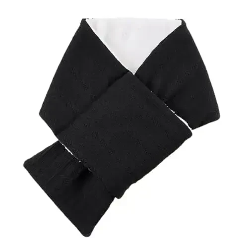 OMUKY Unisex Winter Knit Warm Scarves Thick Fleece Scarf Cold Weather Soft Neck Warmer for Women Men - 2