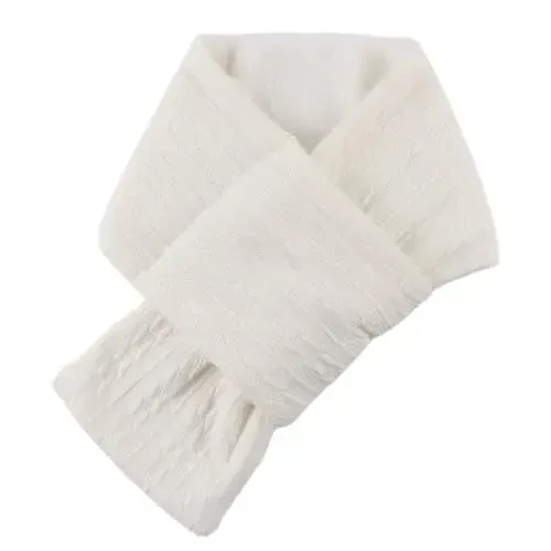 OMUKY Unisex Winter Knit Warm Scarves Thick Fleece Scarf Cold Weather Soft Neck Warmer for Women Men - 2