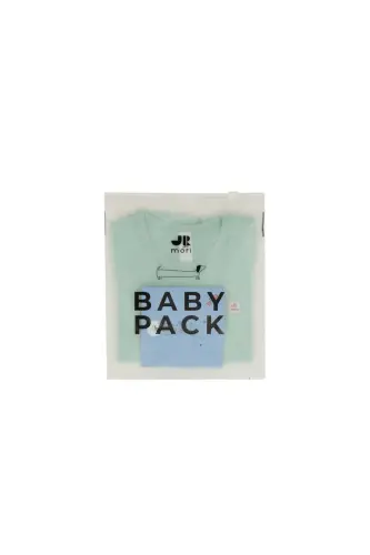 Omuz Çıtçıtlı Kısa Kollu Basic Body - Yeşil - 3