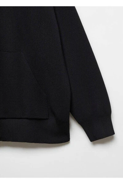 Ön Cepli Kapüşonlu Sweatshirt - 6