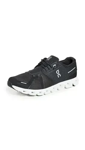 On Men's Cloud 5 Sneakers, Black/White, 11 Medium US - 1