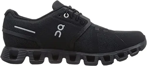 On Men's Cloud 5 Sneakers, Black/Black, 12.5 - 6