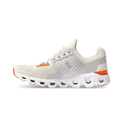 On Men's Cloudswift Sneakers, White/Flame, 10.5 Medium US - 3