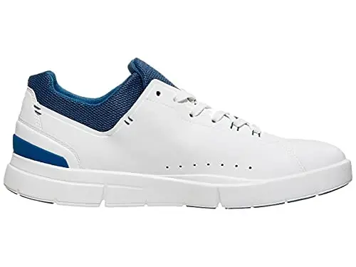 On Mens The Roger Advantage Textile Synthetic White Cobalt Trainers 12.5 US - 3