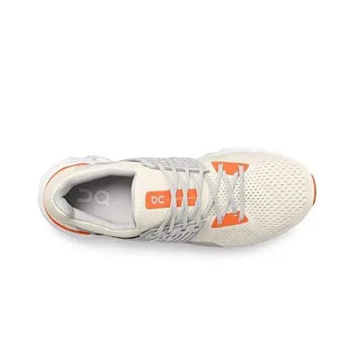 On Men's Cloudswift Sneakers, White/Flame, 10.5 Medium US - 4