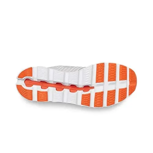 On Men's Cloudswift Sneakers, White/Flame, 10.5 Medium US - 5