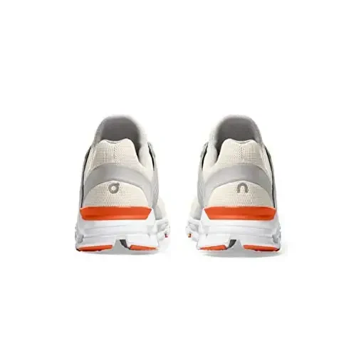 On Men's Cloudswift Sneakers, White/Flame, 10.5 Medium US - 6