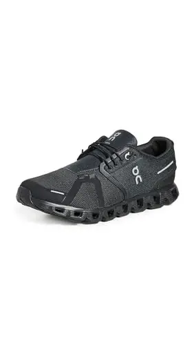 On Men's Cloud 5 Sneakers, All Black, 14 Medium US 