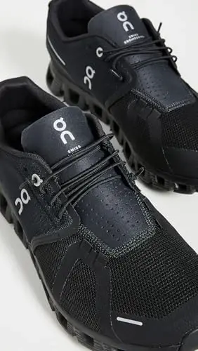 On Men's Cloud 5 Sneakers, All Black, 14 Medium US - 2