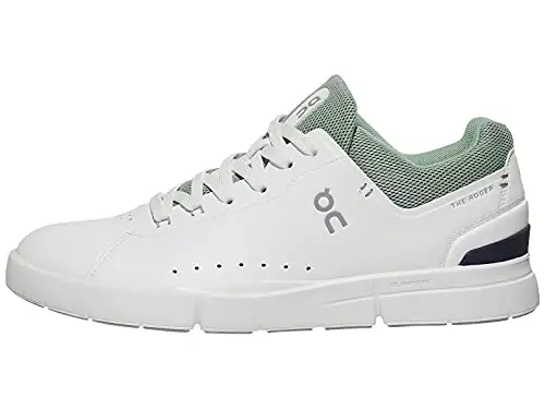 On Mens The Roger Advantage Textile Synthetic White Eucalyptus Trainers 8.5 US - 2