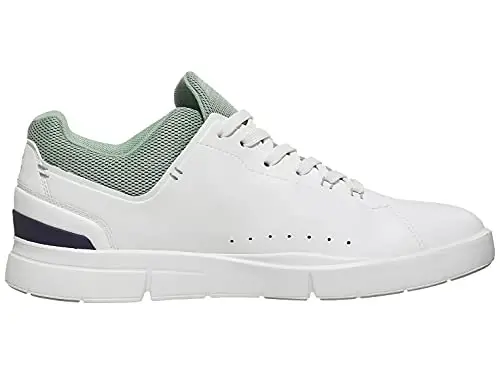 On Mens The Roger Advantage Textile Synthetic White Eucalyptus Trainers 8.5 US - 3