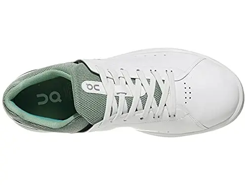 On Mens The Roger Advantage Textile Synthetic White Eucalyptus Trainers 8.5 US - 4