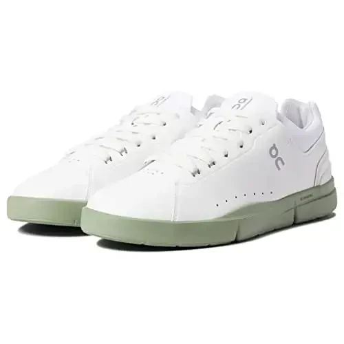 ON Mens The Roger Advantage Textile Synthetic White Reseda Trainers 9 US - 3