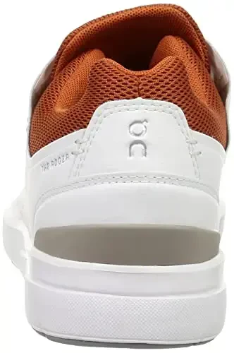 On Mens The Roger Advantage Textile Synthetic White Rust Trainers 7.5 US - 3