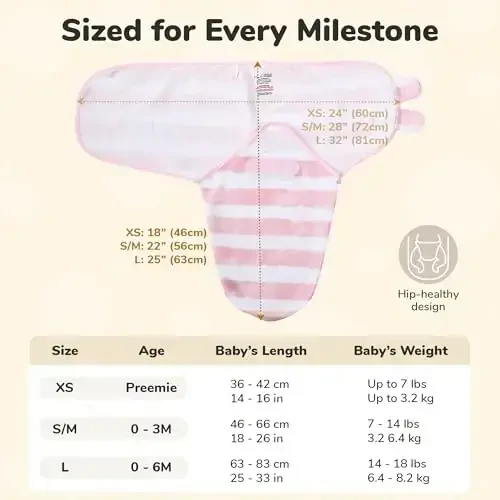 Ona Cheetah Baby Swaddle Sack, Organik Chirmashadigan adyol, Yangi tug'ilgan chaqaloq uchun chirmashadigan uyqu qoplari, Sozlanishi mumkin bo'lgan chaqaloqni o'rash, O'g'il qiz uchun oson chirmash, 0-3 oy, Seni sevaman - 4