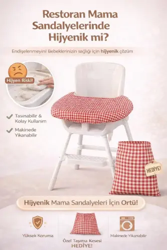 Ona ona stul qopqog'i Qizil - ENHA BABY (1)