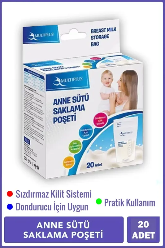 Ona suti saqlash paketi 20 dona - MULTIPLUS