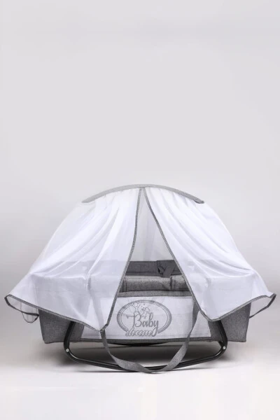 Ona Yoni Lyuks Beshik Keten Mato Tulli Portativ 3 P - Modazone (1)