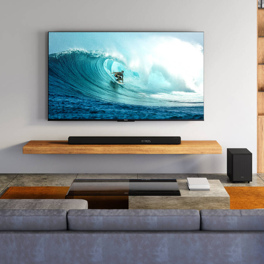 Onarılmış Hisense AX Serisi 5.1.2 Kanallı 420W Soundbar, Kablosuz Subwoofer, Kablosuz Arka Hoparlörler ve Dolby Atmos (AX5120G, 2023 Model) (Yenilenmiş) - 15